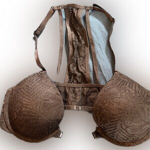 PINK by Victoria's Secret Black Racerback Bra 32C